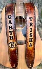 Custom Leather Guitar Straps by Miller's Leather Shop