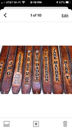 Guitar Straps by Miller's Leather Shop