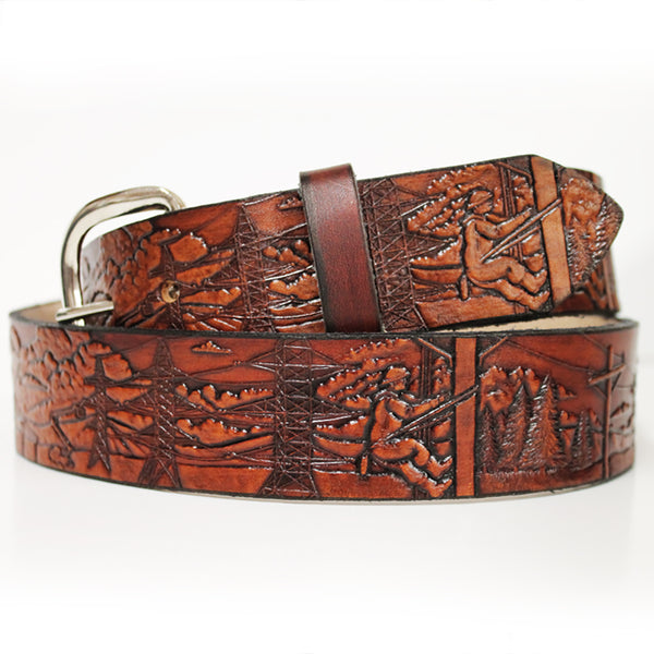 Lineman Leather Belt Design