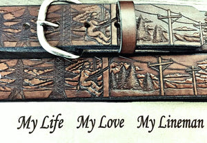 Lineman Leather Belt Design