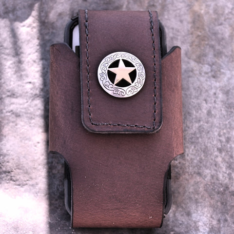 Custom Cell Phone Case with Western Star Concho