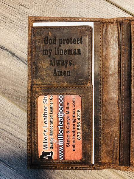 American Lineman Roper Long Wallet