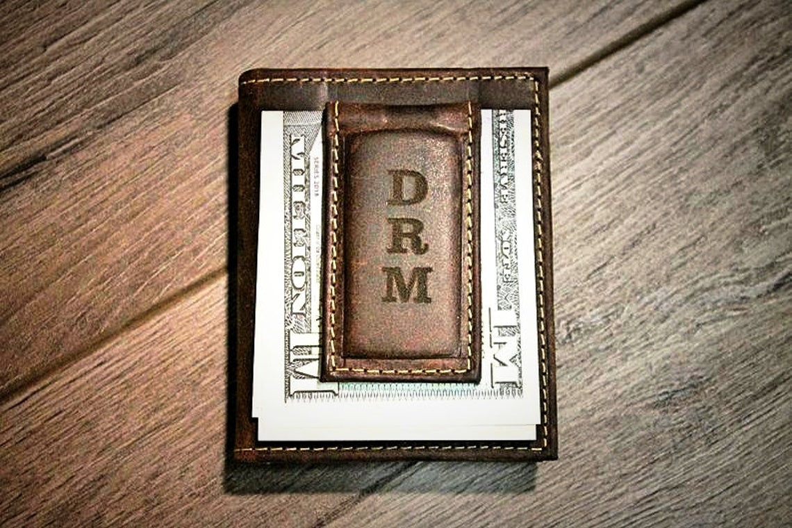 Monogram Money Clip Wallet, Front Pocket Wallet