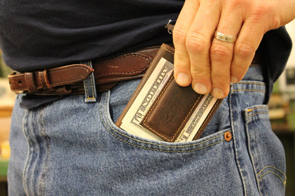 Monogram Money Clip Wallet, Front Pocket Wallet