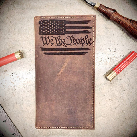We The People USA Flag Roper Long Wallet